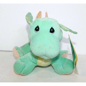 2000 Precious Moments Enesco Tender Tales  Plush Baby Dragon Green 749903 w Tag